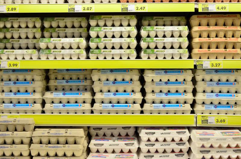 "על מנת להבטיח חשיפה נאותה של מוצרי המזון שמחירם מפוקח". בתמונה: אריזות ביצים, מוצר מפוקח בישראל, בצורת הופעתם בחו"ל | צילום המחשה: www.pixabay.com